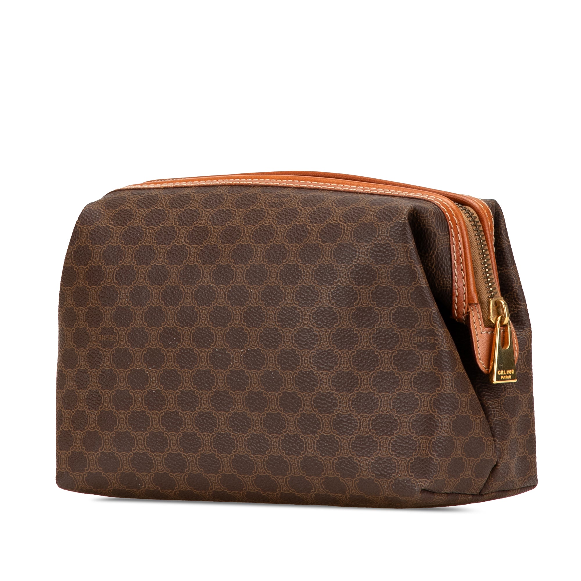 Macadam Coated Canvas Pouch