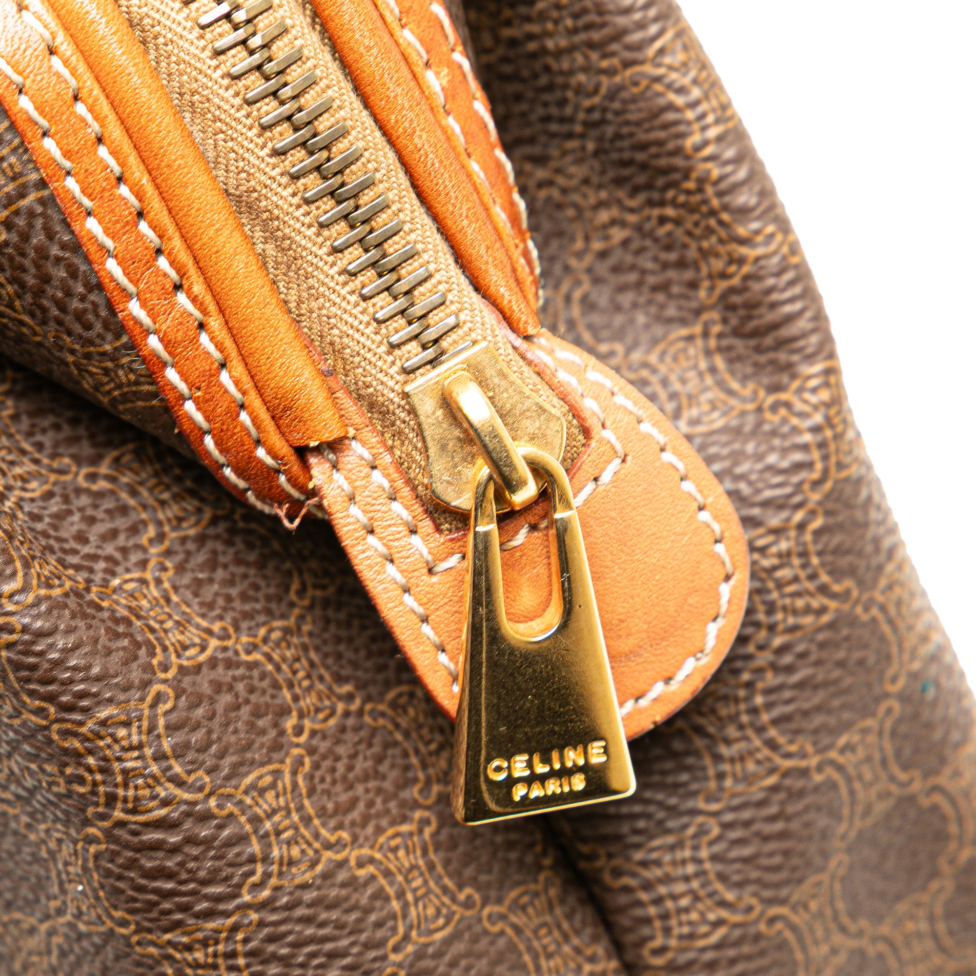 Macadam Coated Canvas Pouch