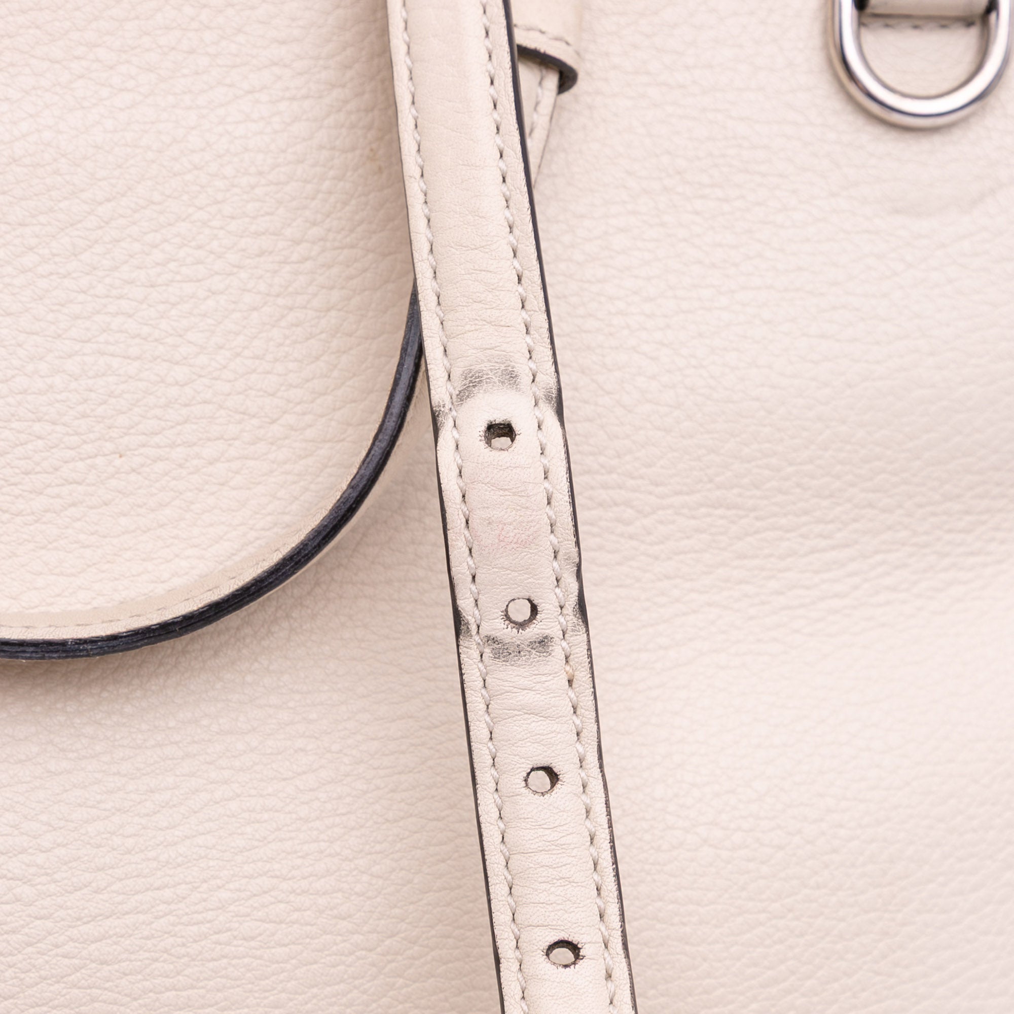 Medium Leather Bamboo Daily Satchel