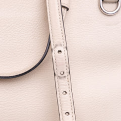 Medium Leather Bamboo Daily Satchel