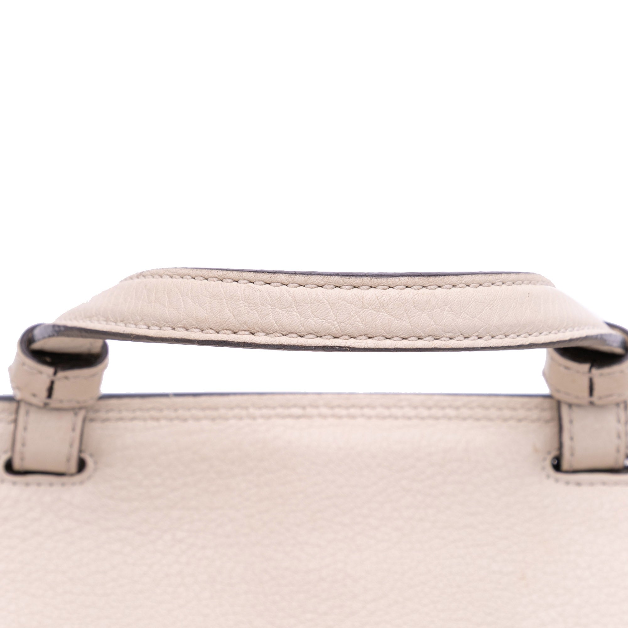 Medium Leather Bamboo Daily Satchel