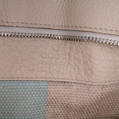 Medium Leather Bamboo Daily Satchel