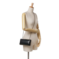 Quilted Lambskin Chain Around Clutch