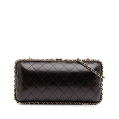 Quilted Lambskin Chain Around Clutch