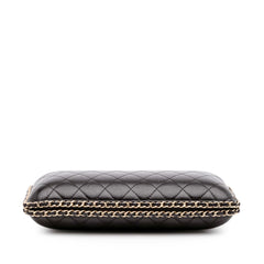 Quilted Lambskin Chain Around Clutch