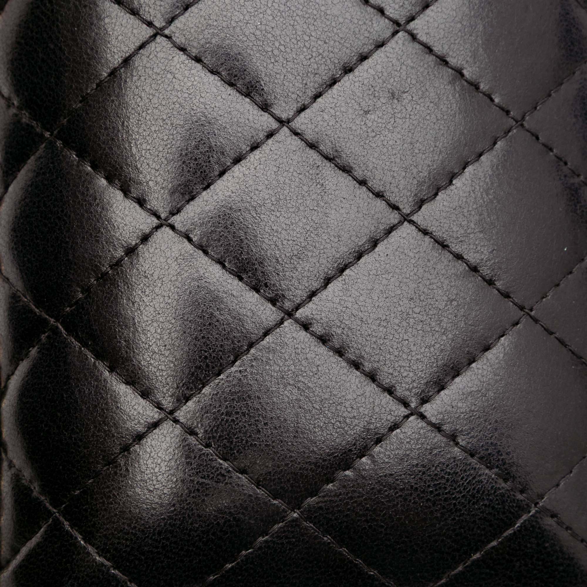 Quilted Lambskin Chain Around Clutch