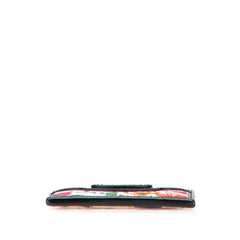Balenciaga The Hacker Project Flora Calfskin and Canvas Neo Classic Card Case