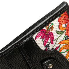 Balenciaga The Hacker Project Flora Calfskin and Canvas Neo Classic Card Case