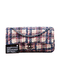 CC Nylon Tweed Print Single Flap