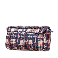 CC Nylon Tweed Print Single Flap