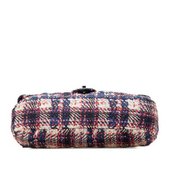 CC Nylon Tweed Print Single Flap