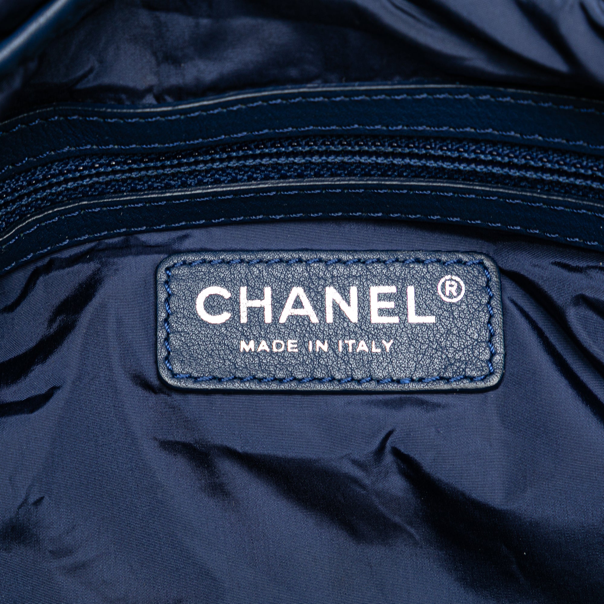 CC Nylon Tweed Print Single Flap