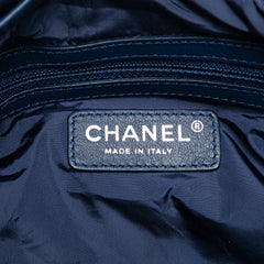 CC Nylon Tweed Print Single Flap