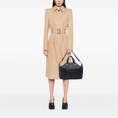 Medium Sugar Goatskin Nightingale Satchel