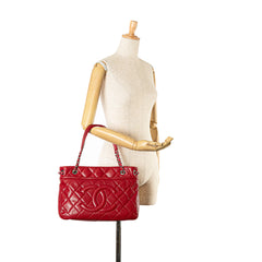 Quilted Caviar Soft Tote