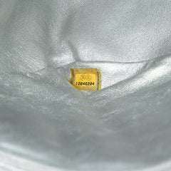 Jumbo Classic Metallic Lambskin Single Flap