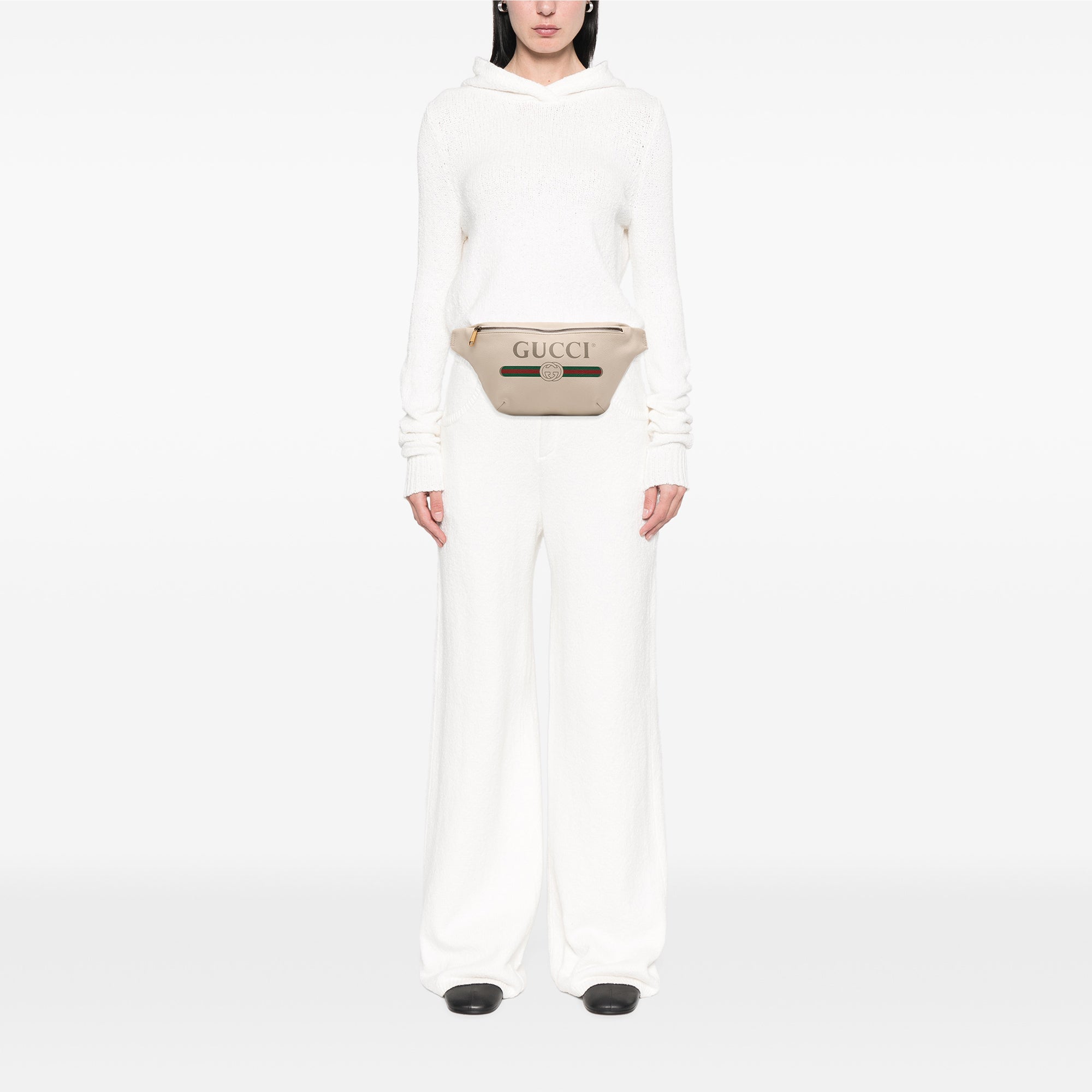 Leather Logo Belt Bag