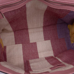Medium Leather Bamboo Daily Satchel