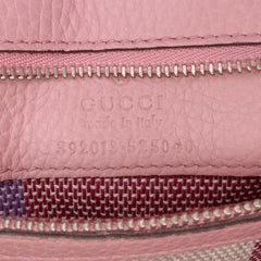 Medium Leather Bamboo Daily Satchel
