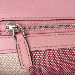Medium Leather Bamboo Daily Satchel