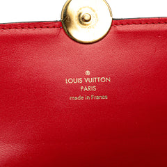 Monogram Denim Patchwork Fiore Chain Wallet