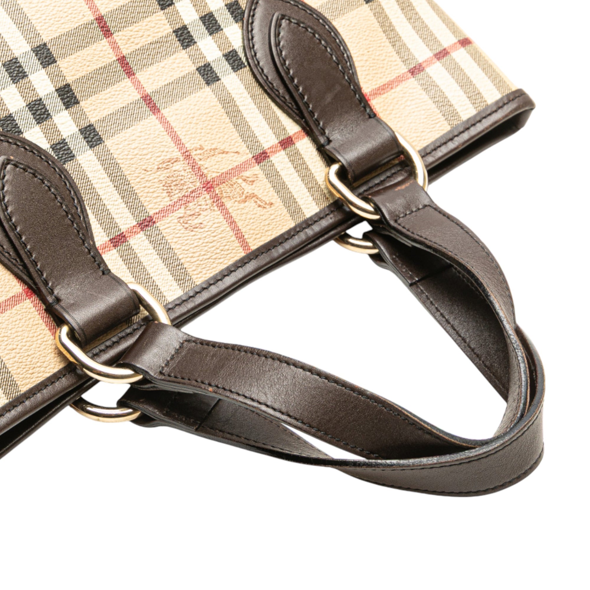 Haymarket Check Coated Canvas Tote