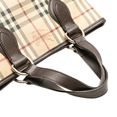 Haymarket Check Coated Canvas Tote