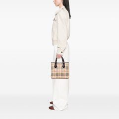 Haymarket Check Coated Canvas Tote