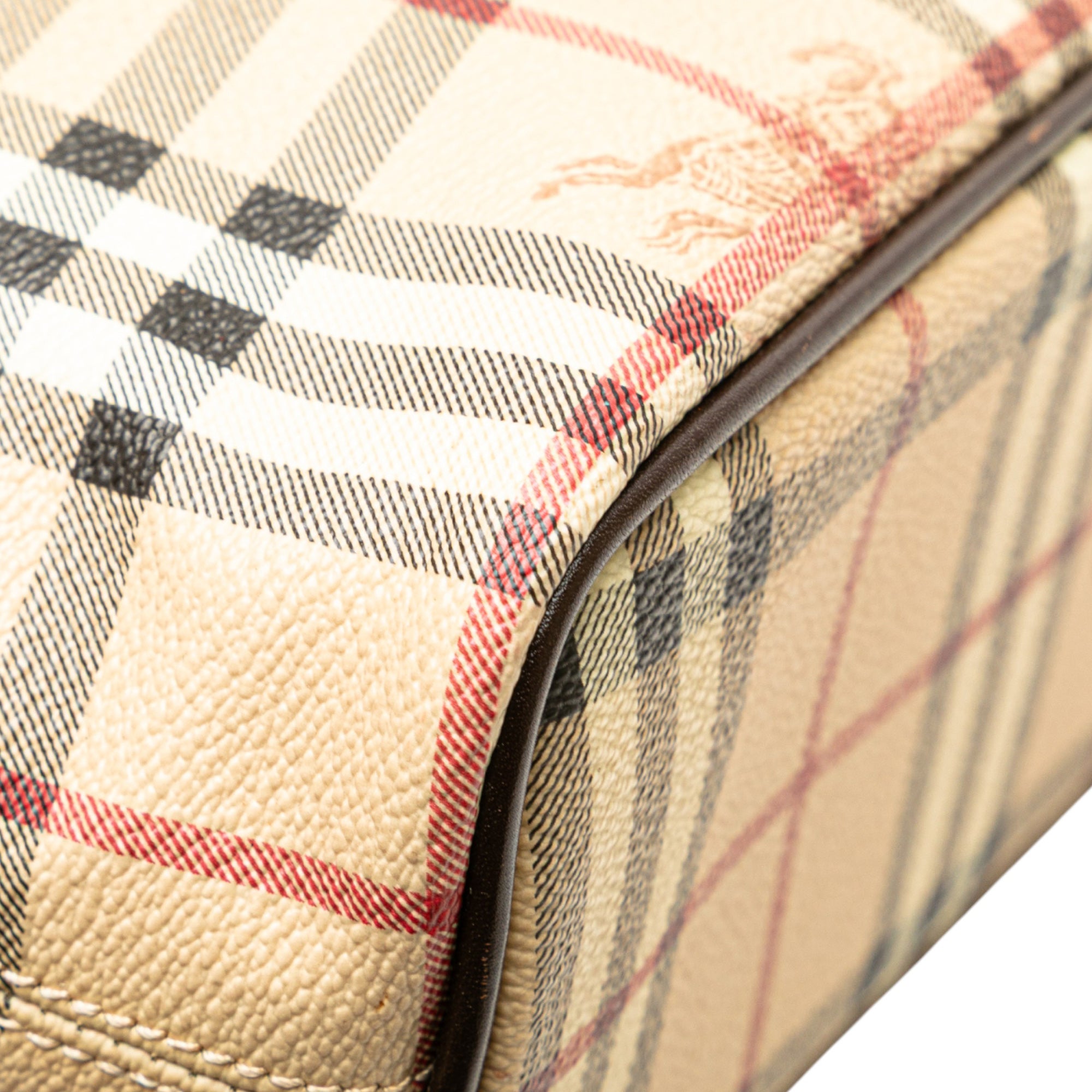 Haymarket Check Coated Canvas Tote