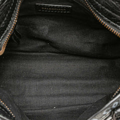 Mini Lambskin Motocross Graffiti Classic City Satchel