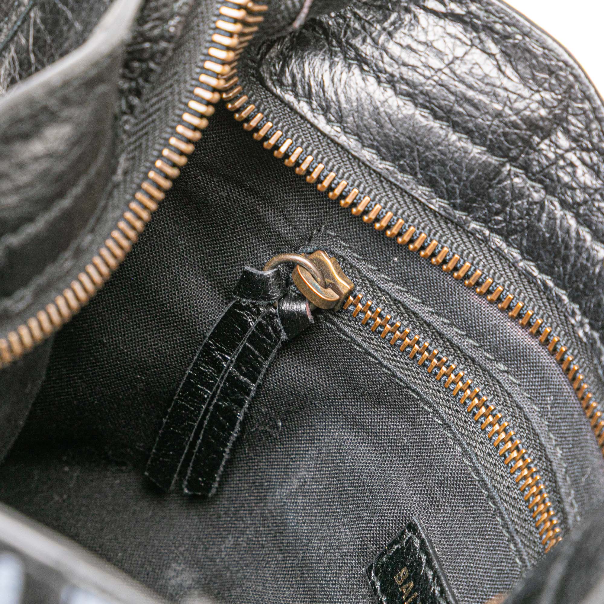 Mini Lambskin Motocross Graffiti Classic City Satchel