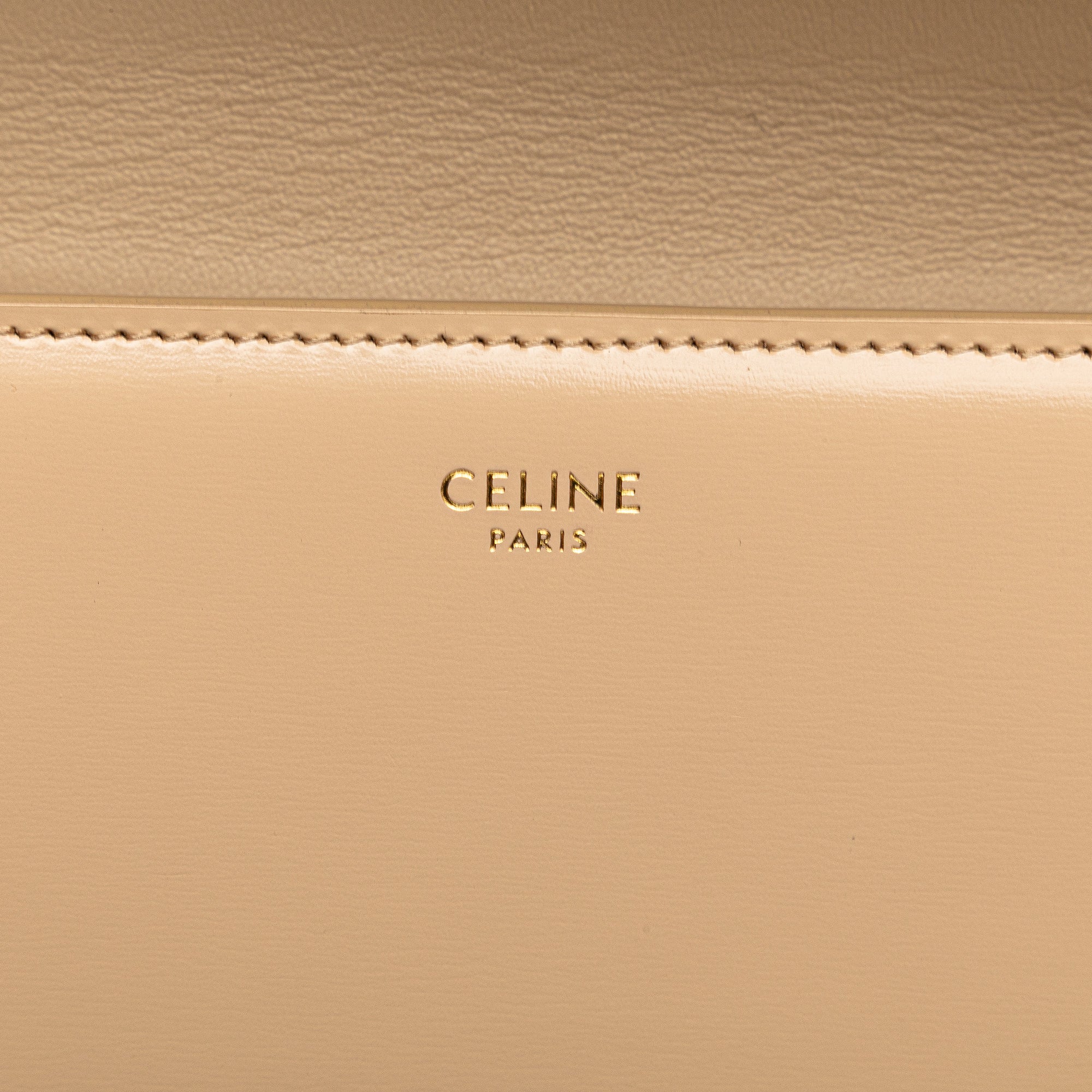 Teen Shiny Calfskin Triomphe Besace Clea Chain Crossbody