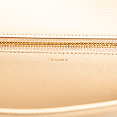 Teen Shiny Calfskin Triomphe Besace Clea Chain Crossbody