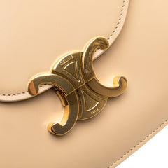 Teen Shiny Calfskin Triomphe Besace Clea Chain Crossbody