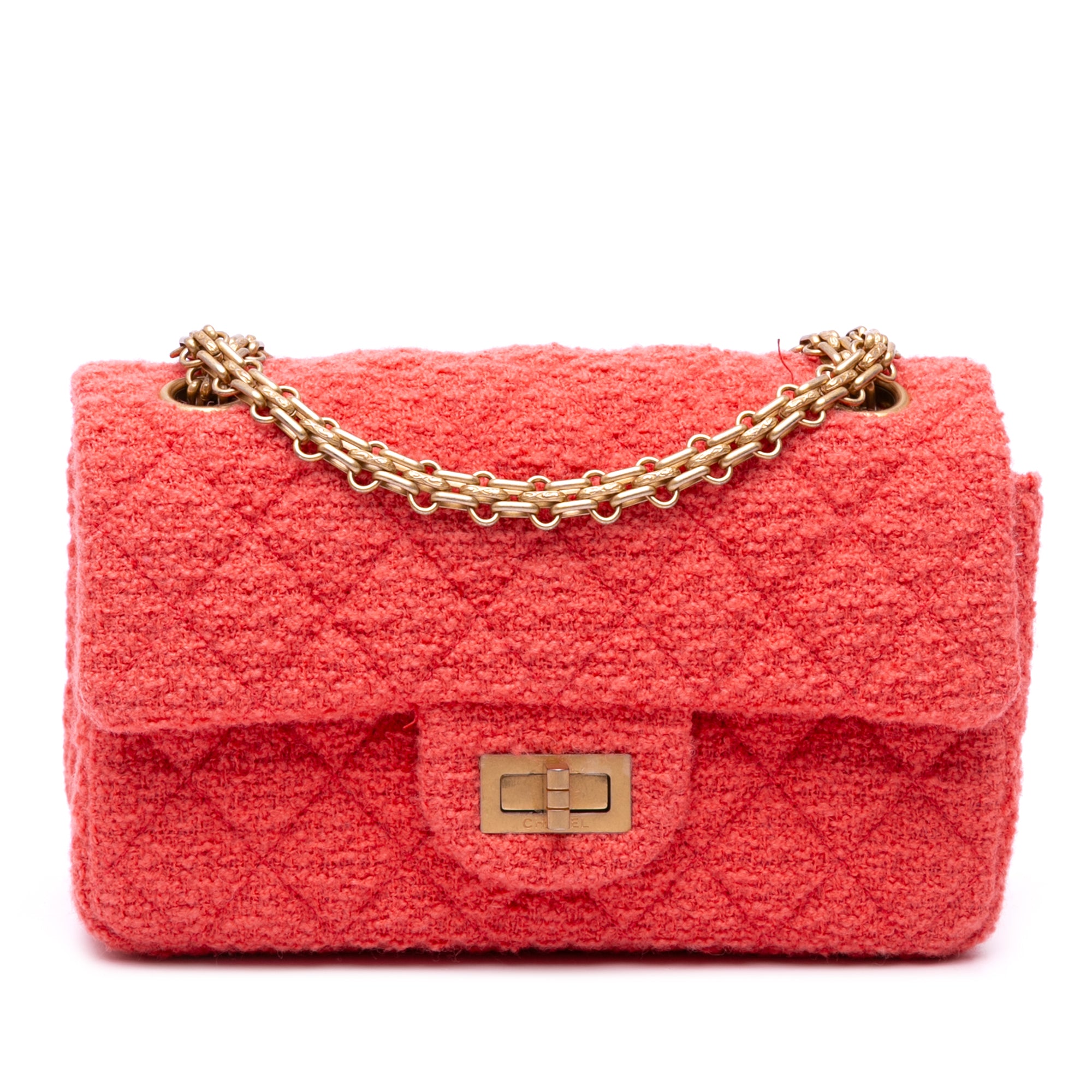 Reissue 2.55 Quilted Tweed Single Flap 224