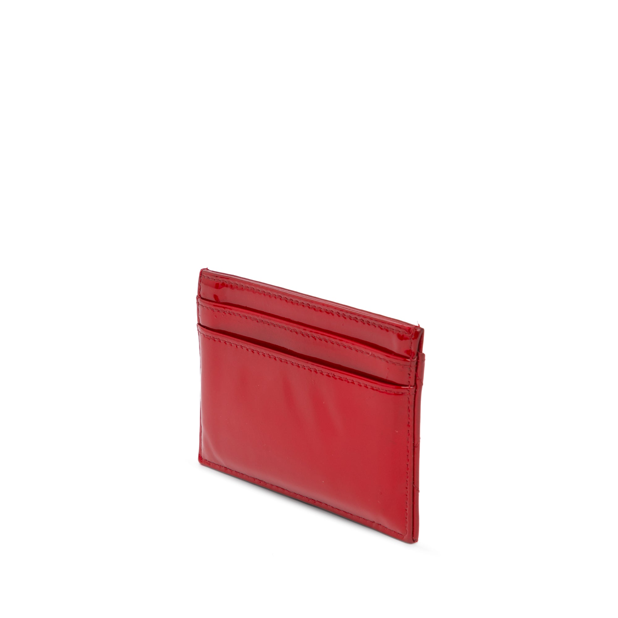 Quilted Patent CC Brilliant Card Holder