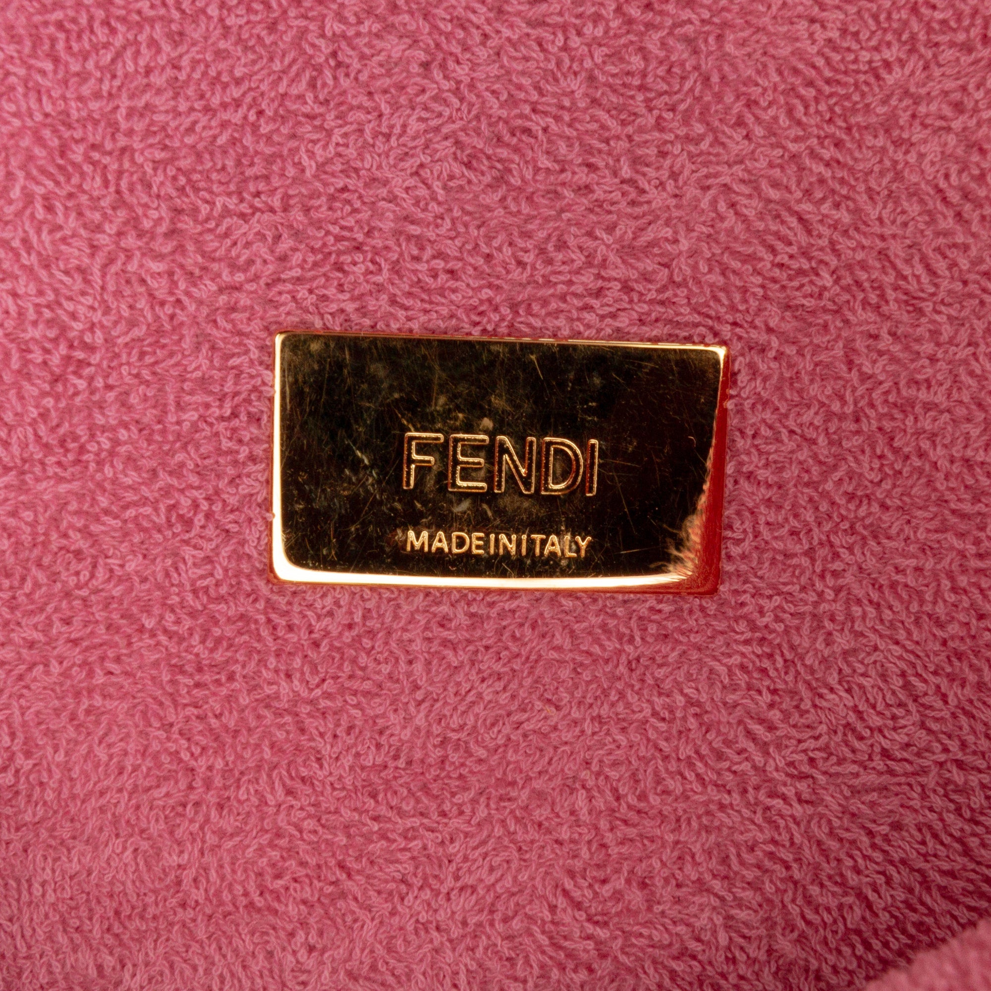 Embossed Terry Cloth FF 1974 Convertible Belt Baguette