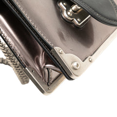 Saffiano Trimmed Metallic Vitello Cahier Bag