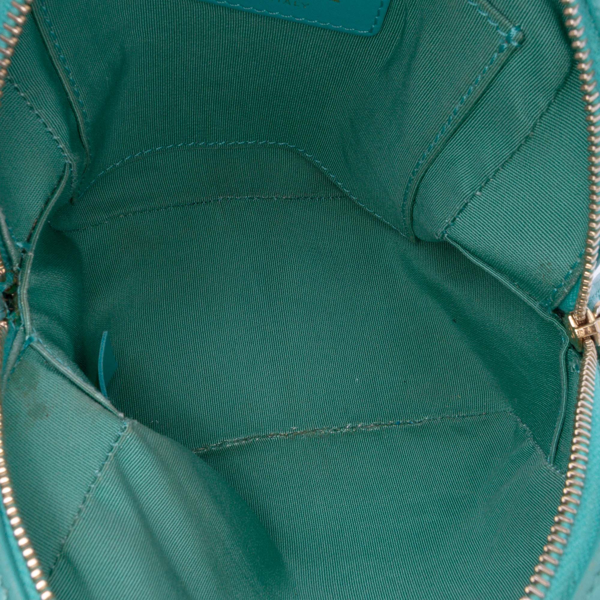 CC Stitched Calfskin Enamel Camera Bag