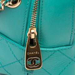 CC Stitched Calfskin Enamel Camera Bag
