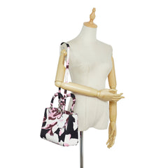 Medium Canvas Floral Graffiti Lady Dior