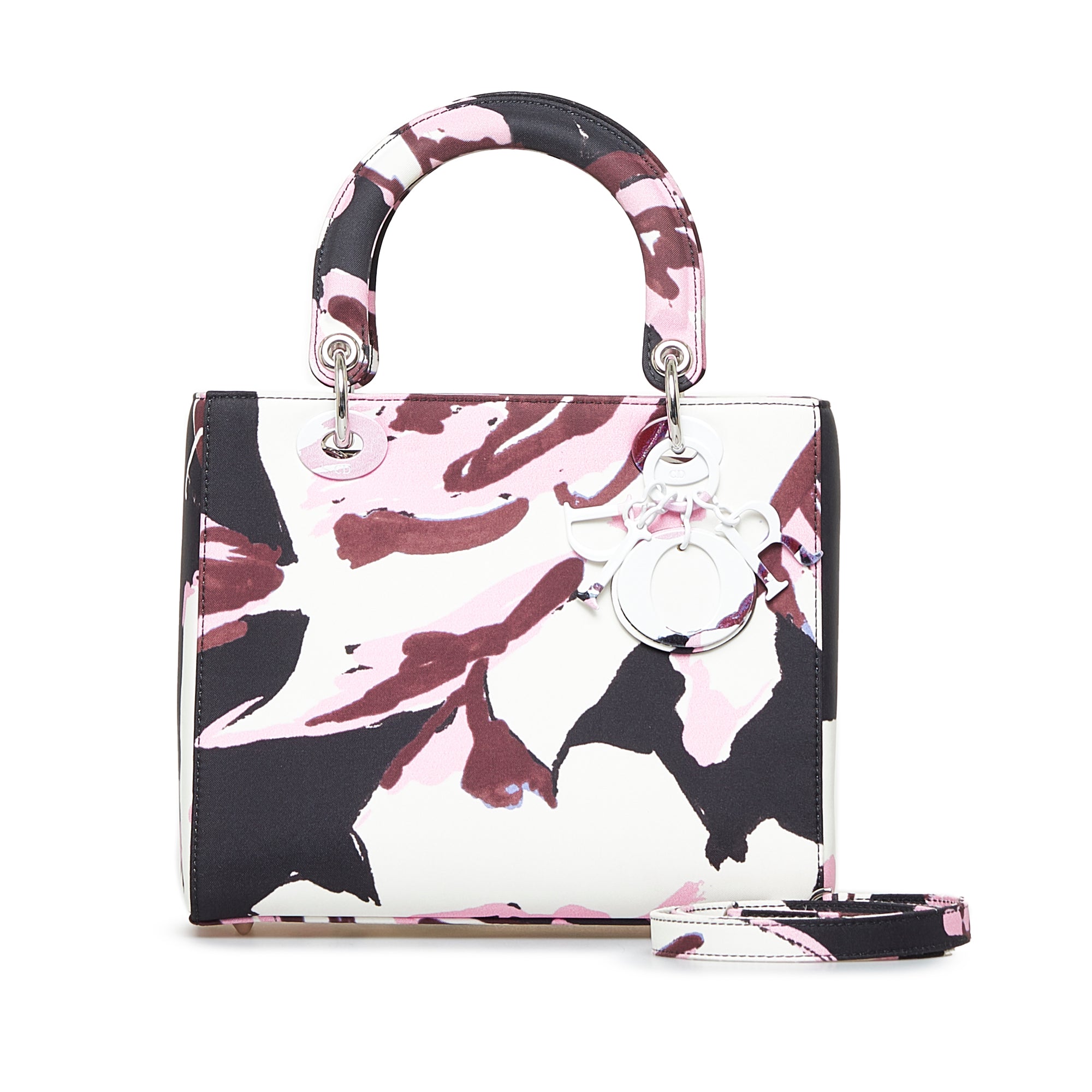 Medium Canvas Floral Graffiti Lady Dior