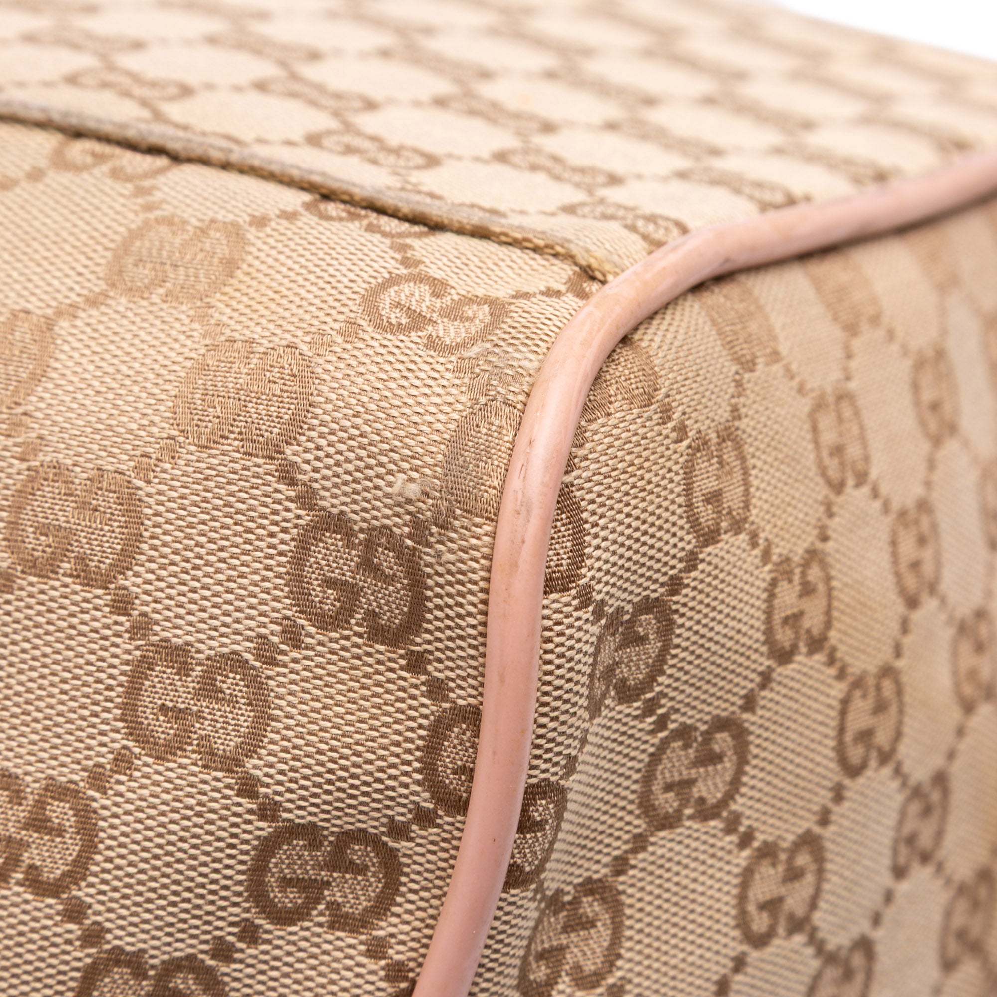 GG Canvas Web Duffle Bag