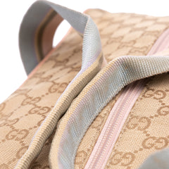 GG Canvas Web Duffle Bag