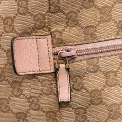 GG Canvas Web Duffle Bag