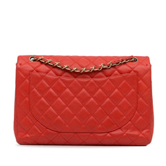 Maxi Classic Lambskin Single Flap