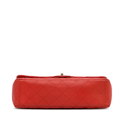 Maxi Classic Lambskin Single Flap