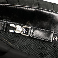 City Calf Trimmed Tessuto Sound Lock Shoulder Bag