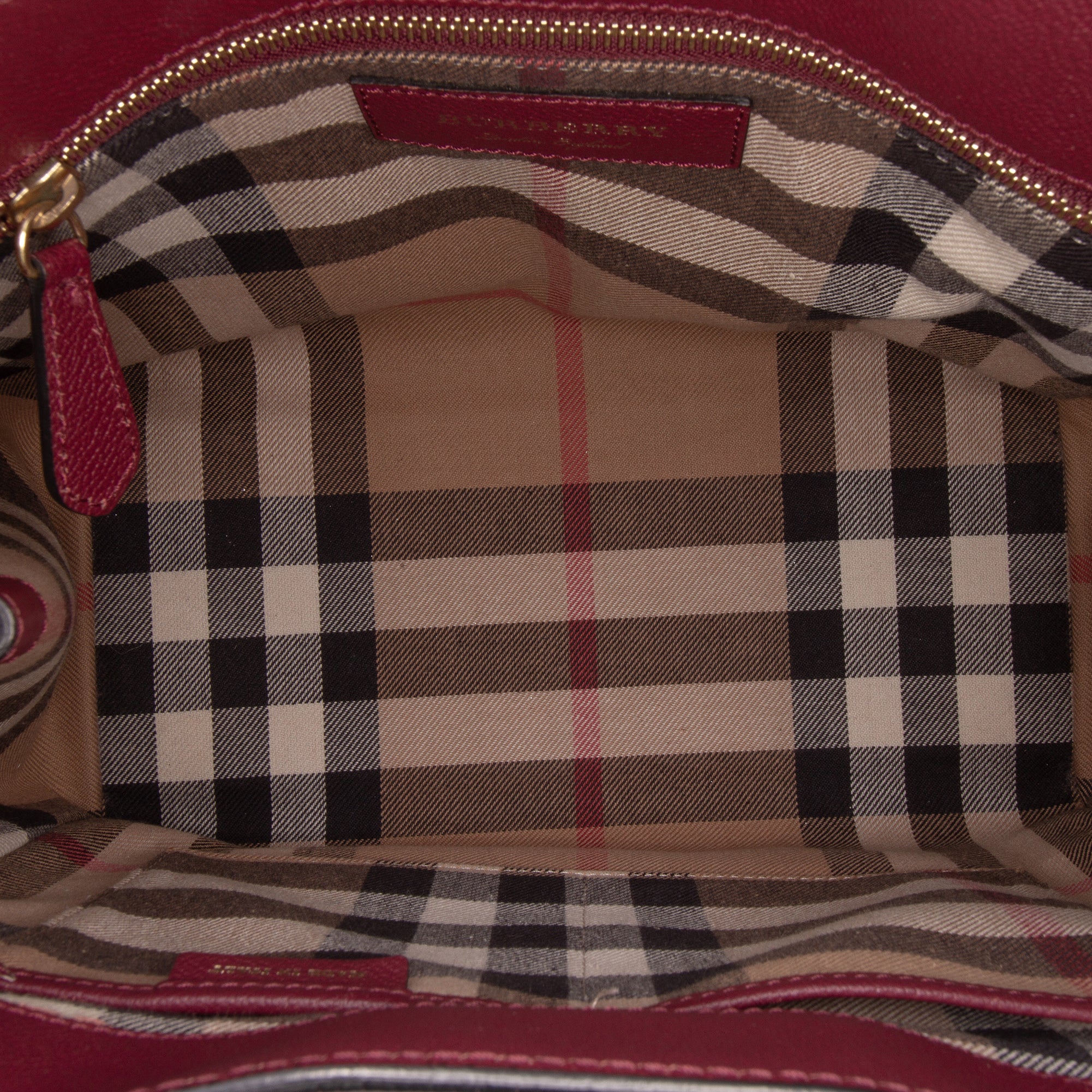 Medium Grained Calfskin Buckle Tote