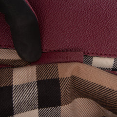 Medium Grained Calfskin Buckle Tote